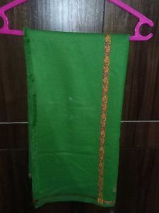 Green Shawl with Border