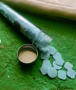 Travel Soft Paper Soap Flower Design TubeShape