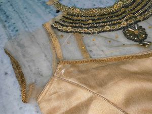 Embroidered Gold Blouse