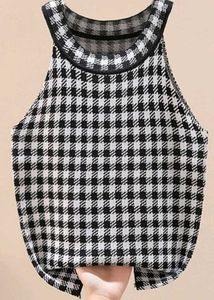 Houndstooth Knit Tank