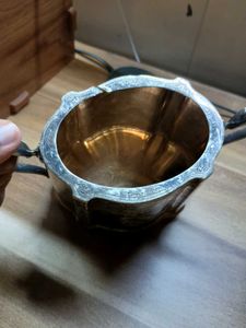 Vintage silver plated sugar pot