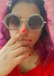 Stylish Sunglasses Green Colour