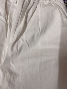 White Wide Leg Pants