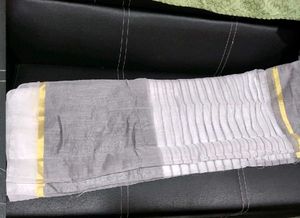 ✅Brand New Grey Saree✅