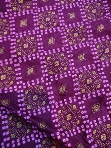 Purple Embroidered Mirror Work Kurti