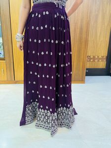 Elegant Purple Lehenga