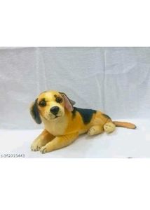 Stuffed Dog  (Brown &amp; black )