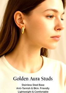 Golden Aura Studs