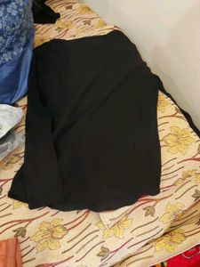 semi woolen black Top