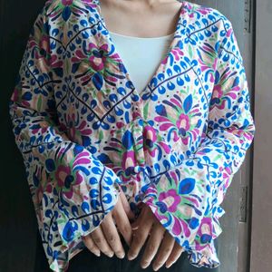 Zara Floral Top