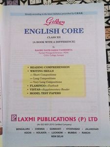 Golden English Core Class12