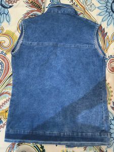 Denim Vest with Patches