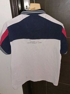 Audi Color Block Polo Shirt - Y2K Style