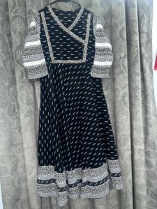 Black & White Print Dress