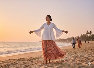 ✨ Flared Sleeve Fantasy: The Lumina Tunic! ✨