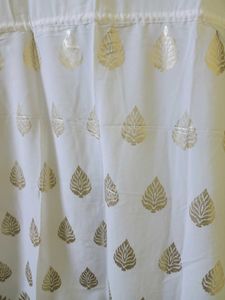 ✨Beautiful White And Golden Kurta✨
