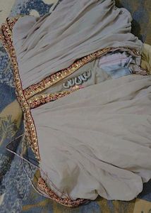 Grey Elegant Ethnic Anarkali