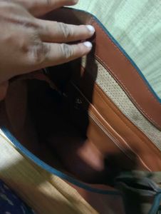 Guess Brown Perforated Tote Bag