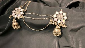 Oxidized Silver Matha Patti