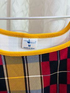 Plaid Cropped Tank Top