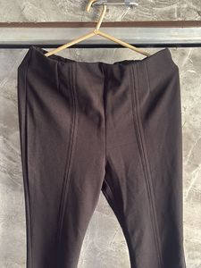 black Flared Leggings