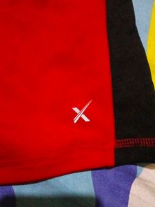 HRX RUNNING Red &amp; Black Athletic T-Shirt