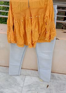 Combo Jeans With Top