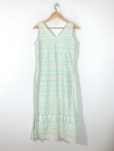 Pastel Green Embroided Kurta Sets(Women’s)