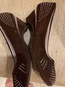 Brown Suede Belly