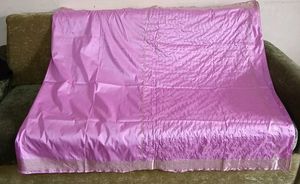 Silver Border Saree With Blouse