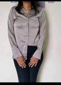 H&amp;M Satin Shirt