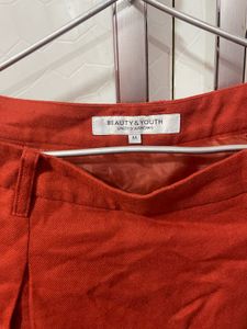 Red tennis Skirt