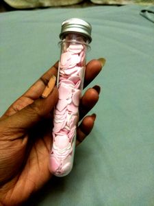 Pocket Friendly Tube Watermelon Paper Soap, Colour- Rose Pink, Fregnance- Sweet Watermelon