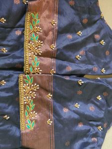 Embroidered Silk Blouse