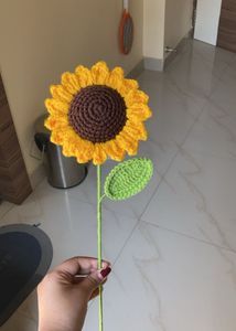 Handmade Crochet Sunflower