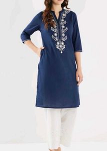 Embroidered Kurta And Branded Also
