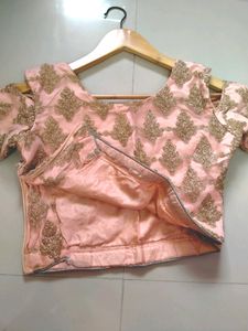 PEACH &amp; SEA GREEN COLOUR CHOLI FOR WOMEN