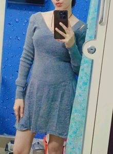 Woolen Mini Dress Used Only 2 Times