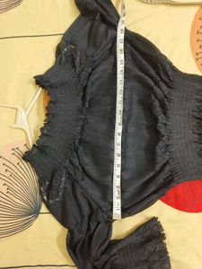 Black Off Shoulder Top