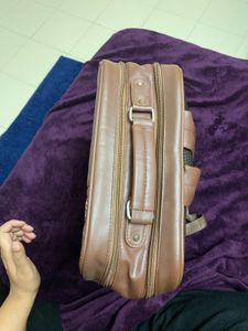 Brown Leather Backpack