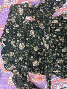 Floral Print Dress/Gown