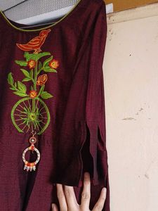 Elegant Embroidered Kurta