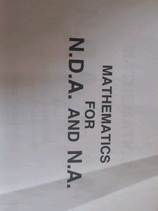 MATHEMATICS FOR NDA &amp; NA