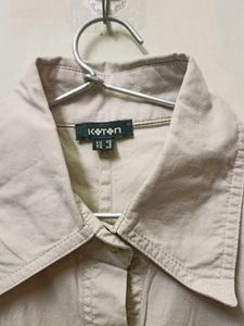 Cream Colour Shirt Girls