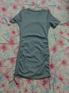 Aesthetic Grey Party Dress