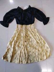 Stylish Floral Print Dress