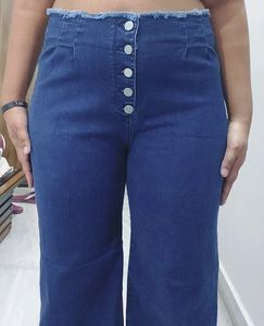 High Waist Flared Jeans