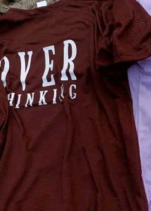 Stylish Brown Graphic Tee