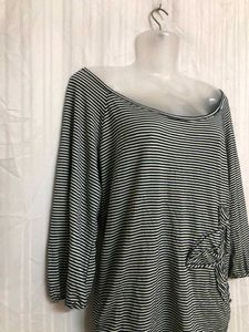Max Studio Black &amp; White Stylish Top