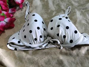 Polka Dot Bikini Top 32C